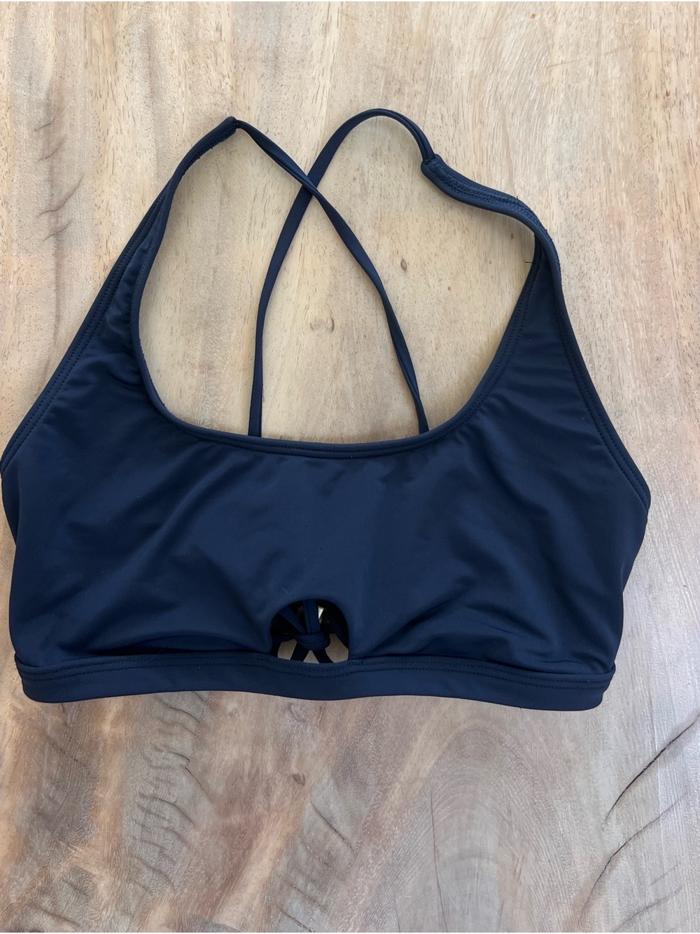 Sunsets bikini top - black